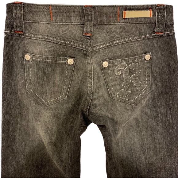 Request Denim | NWOT Bootcut Jeans Faded Black Wash Size 24 - Picture 8 of 15